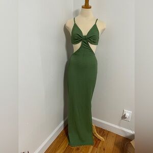 SHEIN cut out maxi dress